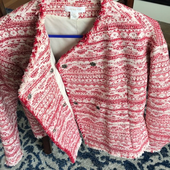 White and red jacket - Intropia - Picture 4 of 4